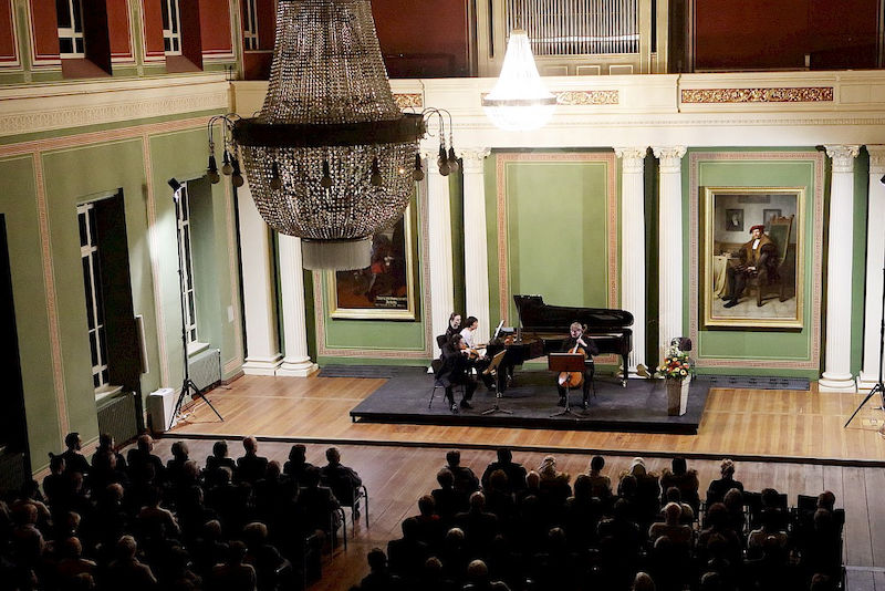 Das Trio Franconia war am 25. Januar in der Reihe "aulakonzerte halle" zu Gast.
