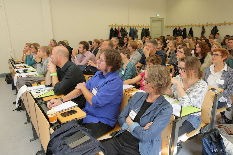 Eindrücke von der Tagung des Bundesverbandes für Hochschulkommunikation: Hochschulkommunikatoren beim Workshop.