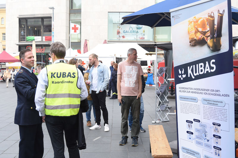 Am Samstag wurde KUBAS auf dem halleschen Markt vorgestellt.