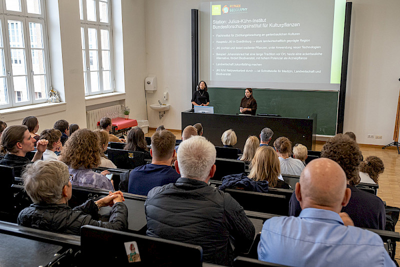 Anlässlich der Übergabe wurden die Parcours öffentlich vorgestellt.