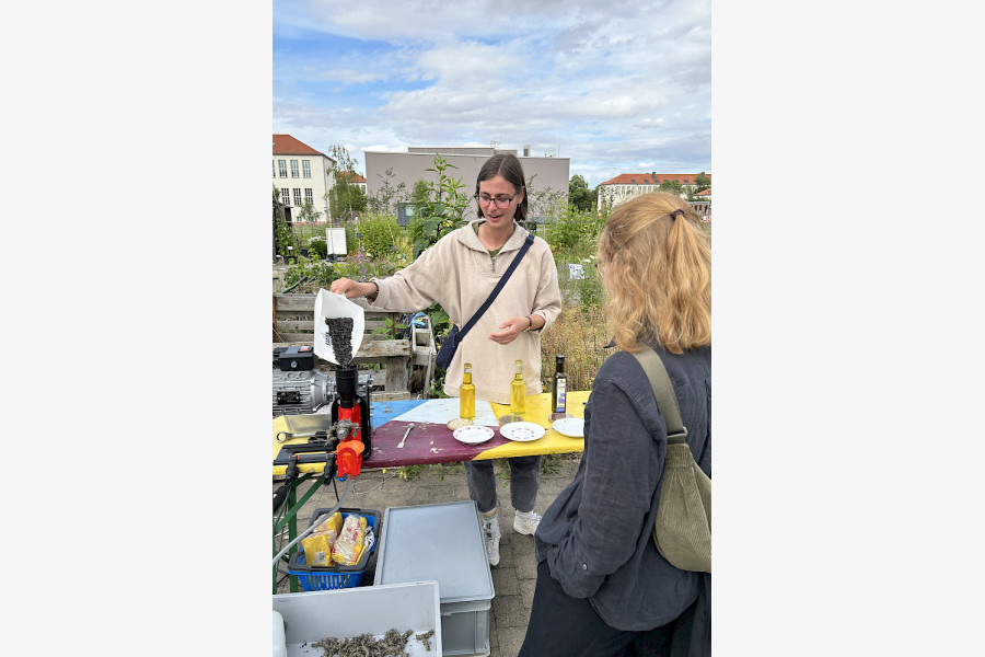 Auch ein Mitmachprogramm rund um die Ernährung gab es in Heide-Süd.