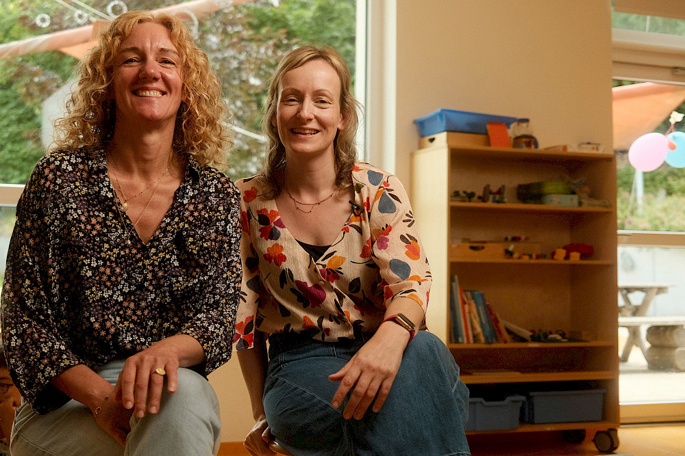 Stephanie Kurtenbach (links) und Franziska Kreutzer leiten das Projekt.