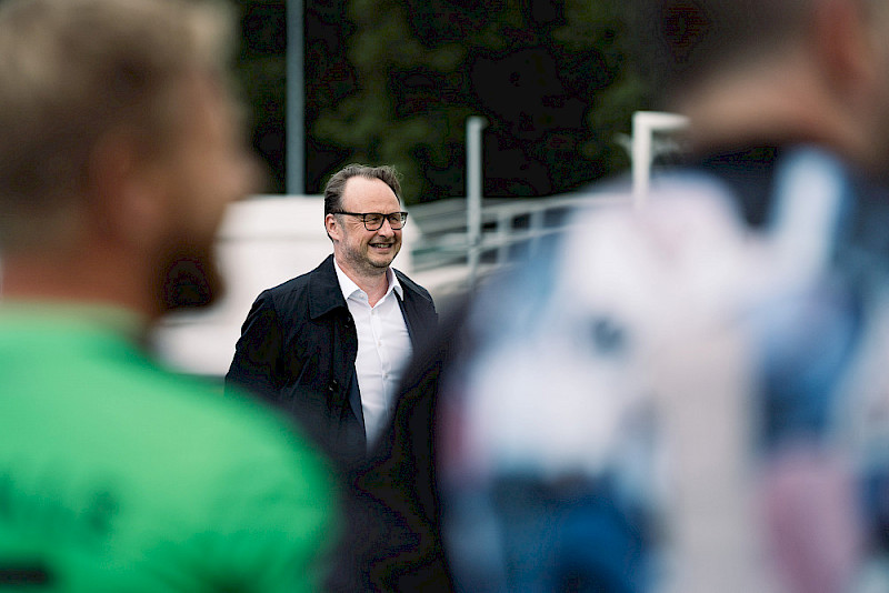 Der Jenaer Uni-Präsident Andreas Marx eröffnete das Turnier.