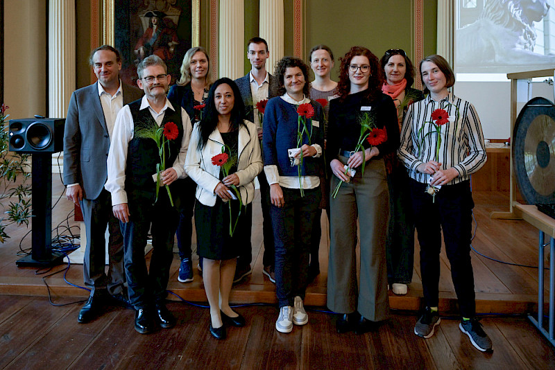 Geehrt wurden auch die Absolventinnen und Absolventen des Zertifikatsprogramms „Erfolgreich Lehren“.