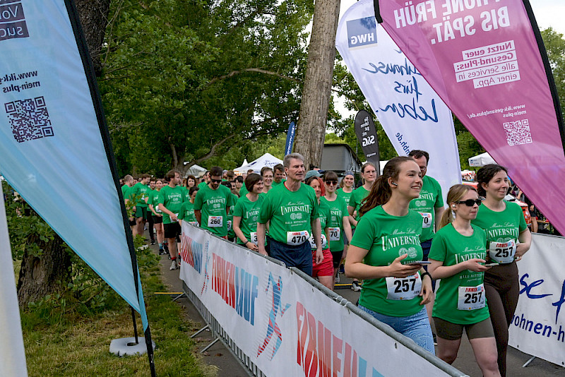 Letzte Momente am Start