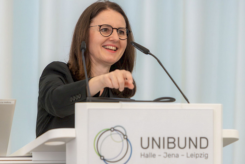 Heike Graßmann überbrachte die Glückwünsche der sächsischen Landesregierung.