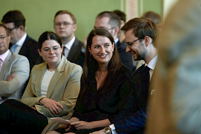 Freudige Gesichter gab es bei den erfolgreichen Absolventinnen und Absolventen.