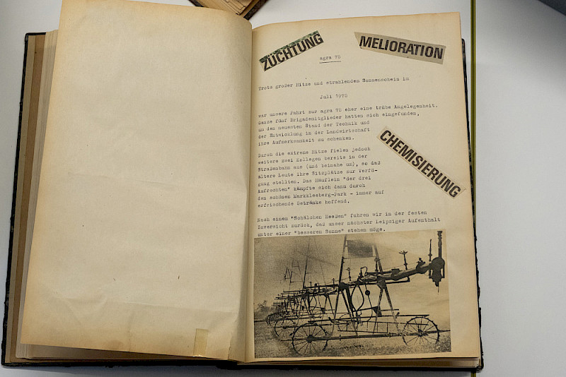 Auch über Ausflüge wie zur DDR-Landwirtschaftsausstellung "agra" wurde berichtet.