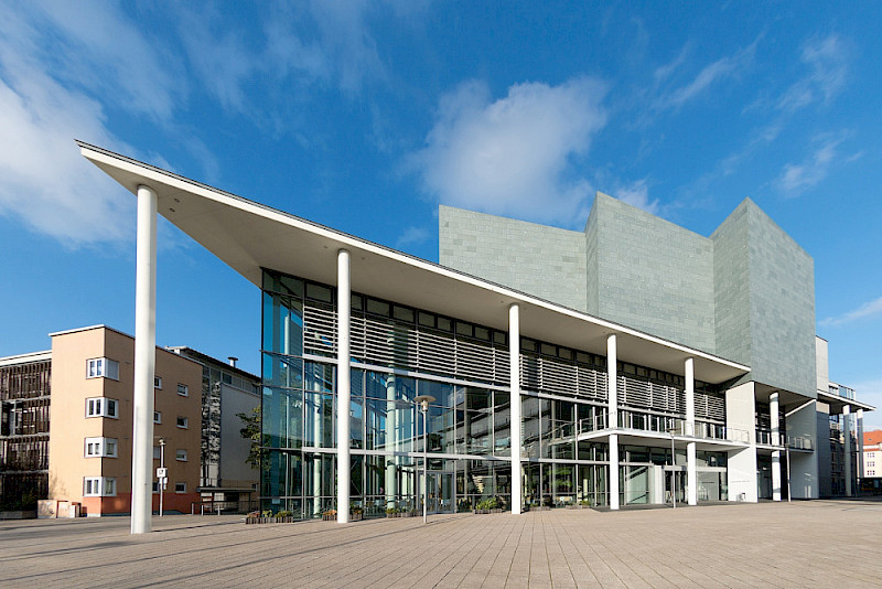 In der Händel-Halle findet das Transformationsforum Hochschulstadt statt.