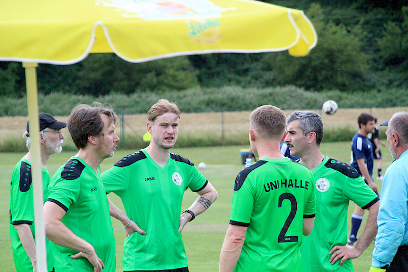 Beratung in der Spielpause